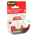 Scotch® Transparent Tape, 123-NA, 12 mm x 24.1 m