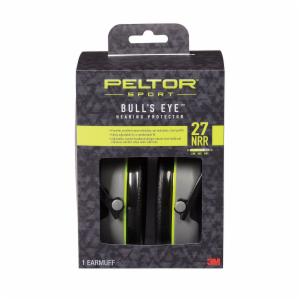 Peltor Sport Bull’s Eye Hearing Protector, 97041-PEL-6C, 27 NRR Black/Grayimage