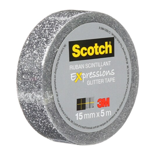 C514-PLT - Platinum Glitter Tape