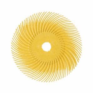 Scotch-Brite Radial Bristle Disc, RB-ZB, 80, 3 in x 3/8 in, 200/Inner, 800 ea/Case, Bulk image Scotch-Brite Radial Bristle Disc, RB-ZB, 80, 3 in x 3/8 in, 200/Inner, 800 ea/Case, Bulkimage
