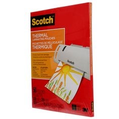 Scotch® Thermal Laminating Pouches, TP3854-50-C