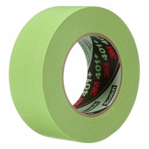 3M™ High Performance Green Masking Tape, 401, 48 mm x 55 m