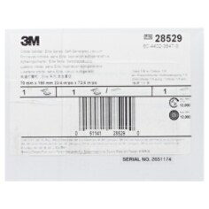 3M(TM) Random Orbital Sander, Elite Series 28529, 70 x 198mm Self Generating Vacuum 3.2mm Orbit, 1 per case, Ideal for flat surface finishing and sealer sanding with access to tight corners, Precision-balanced steel workings and a powerful motor provide high performance with less vibration, Extended curved wrist support, 3M(TM) Gripping Material, and recessed lever provide maximum comfort and control during prolonged use