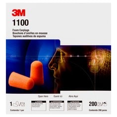 3M 1100 Uncorded Earplugs, 1100