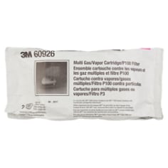 3M™ Gas & Vapour Cartridge Filter 60926, (A1B1E1K1FormHFP3), 0, 3M™ Bayonet Connection System ensures precise and secure locking, Low profile and well balanced twin filter design