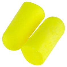 3M E-A-Rsoft Yellow Neons Uncorded Earplugs, 312-1250