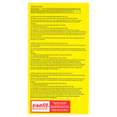3M(TM) E-A-R(TM) UltraFit(TM) Corded Earplugs, Poly Bag, 340-4004, Reusable triple flange design ensures high protection levels, Product available in either polybags or cases for safe storage, Premoulding delivers performance in a variety of work environments