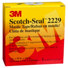 3M Scotch Seal Mastic Tape Compound 2229 1 in x 10 ft Black 12 Case 3M New Zealand