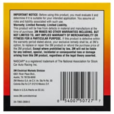 Scotch(R) Rubber Mastic Tape 2228, 25 mm x 3 m, Black