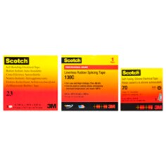 Scotch(R) Linerless Rubber Splicing Tape 130C, 19 mm x 9.15 m