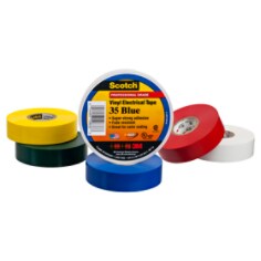 Scotch(R) Vinyl Electrical Tape 35, 19 mm x 20 m, Red