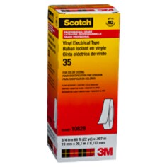 Scotch(R) Vinyl Electrical Tape 35, 19 mm x 20 m, White