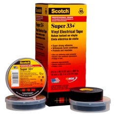 Scotch(R) Super 33+(TM) Vinyl Electrical Tape, 19 mm x 20 m