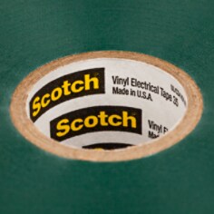 Scotch(R) Vinyl Electrical Tape 35, 19 mm x 20 m, Green
