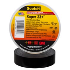 Scotch(R) Super 33+(TM) Vinyl Electrical Tape, 19 mm x 20 m