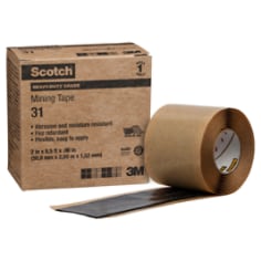 Scotch(R) Heavy Duty Mining Tape 31, 50 mm x 2.6 m, Black