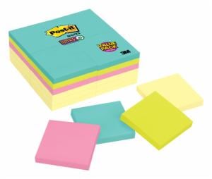 Post-it Notes 654-24SSCYM, 3 in x 3 in (76 mm x 76 mm), 100% PEFC, SGSCH-PEFC-COC-110078image