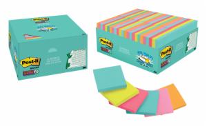 Post-it Super Sticky Notes 654-48SSMIA-CP, 3 x 3 in (76 x 76 mm), 48 PDS/PCK, 70 SHTS/PD, 100% PEFC, SGSCH-PEFC-COC-110078image