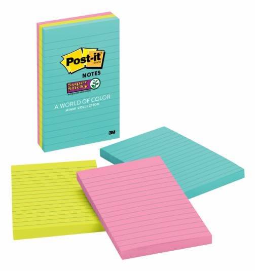 Post-It(R) Super Sticky Notes 660-3SSMIA