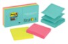 Post-it® Super Sticky Pop-up Notes, 3 in. x 3 in., Miami collection, 6 Pads/Pack, 90 Sheets/Pad