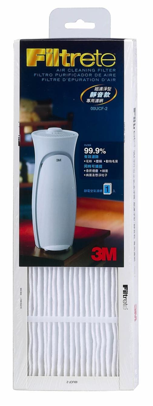 3M(TM) 淨呼吸(TM) 超濾淨型空氣清淨機 靜音款專用濾網