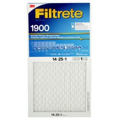 A Filtrete Healthy Living Maximum Allergen Filter, MPR 1900, 14 in x 25 in x 1 in