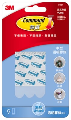 37021CLR COMMAND MEDIUM REFILL STRIPS
