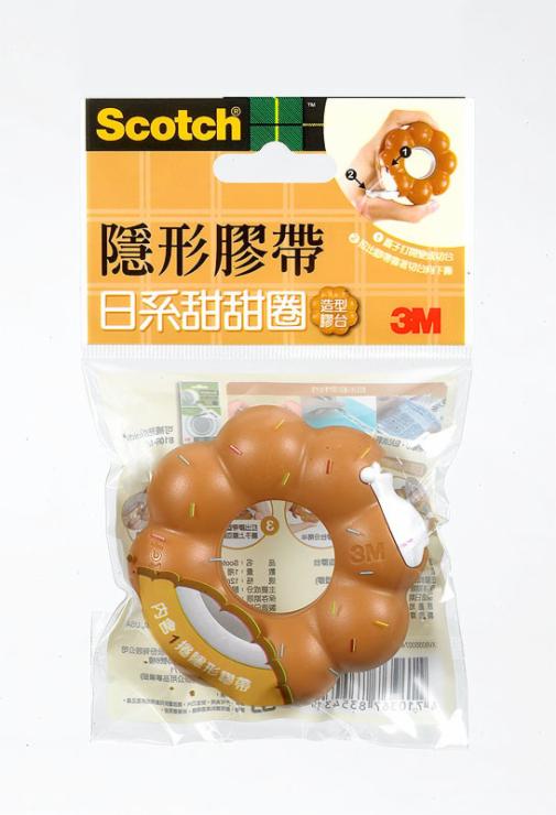 3M(TM) Scotch(R) 日系甜甜圈膠台蜜糖 810BD-1