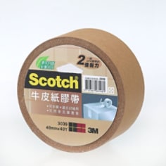 3M(TM) Scotch(R) 牛皮紙膠帶 3039, 48 mm x 40 yd