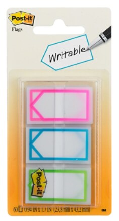 Post-it(R) 利貼(R) 可再貼抽取式標籤 682-AW