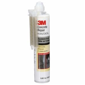 3M™ Scotch-Weld Concrete Repair DP600, Gray, Self-Leveling, contains 2 Mix Nozzles, 8.4 fl oz Cartridge, 6/Case image 3M™ Scotch-Weld Concrete Repair DP600, Gray, Self-Leveling, contains 2 Mix Nozzles, 8.4 fl oz Cartridge, 6/Caseimage