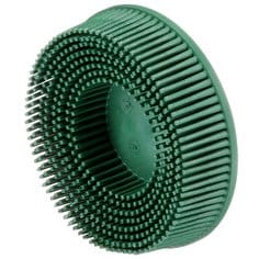 Scotch-Brite™ Roloc™ Bristle Disc, 50, 3 in x 5/8 in (7.62 cm x 1.59 cm)