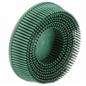 Scotch-Brite Roloc Bristle Disc, RD-ZB, 50, TR, Green, 3 in x 5/8 in, Tapered, 10/Carton, 40 ea/Case image Scotch-Brite Roloc Bristle Disc, RD-ZB, 50, TR, Green, 3 in x 5/8 in, Tapered, 10/Carton, 40 ea/Caseimage