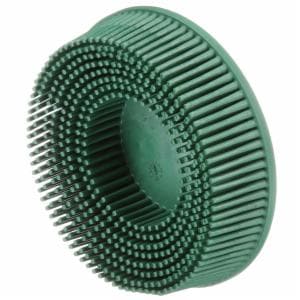 Scotch-Brite Roloc Bristle Disc, 07526, RD-ZB, 50 Green, 3 in x 5/8, Tapered, 4 ea/Case image Scotch-Brite Roloc Bristle Disc, 07526, RD-ZB, 50 Green, 3 in x 5/8, Tapered, 4 ea/Caseimage