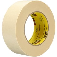 Scotch® High Performance Masking Tape, 232, tan, 48 mm x 55 m