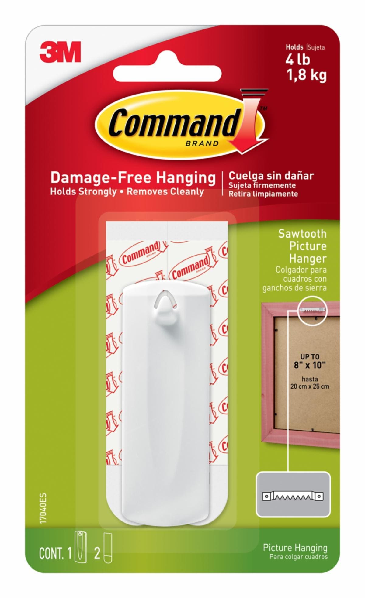 Command Sawtooth Picture Hanger 17040ES