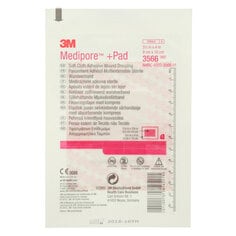 3M™ Medipore™ + Pad Soft Cloth Adhesive Wound Dressing, 3566