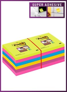 Post-it Haftnotizen 100 Blatt//Block Formatauswahl 3-12 Blöcke
