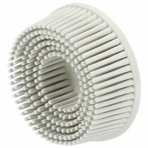 Scotch-Brite Roloc Bristle Disc, RD-ZB, 07528, 120, TR, White, 2 in, 10/Carton, 40 ea/Caseimage