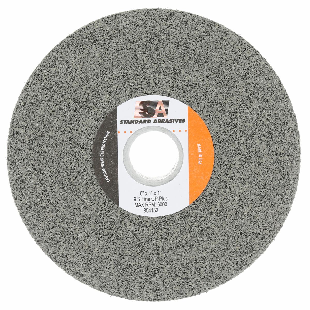 3M™ Standard Abrasives™ General Purpose Plus Wheel, 854153, 9S fine, 6