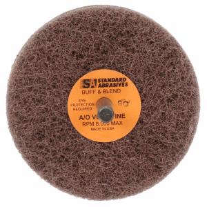 Standard Abrasives Buff and Blend GP Wheel 880516, 3 in x 3 Ply x 1/4 in A VFN, 10/Carton, 100 ea/Caseimage