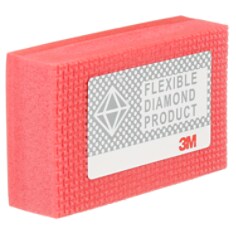 3M(TM) Flexible Diamond Hand Lap 6200J, 2-1/4 in x 3-3/4 in