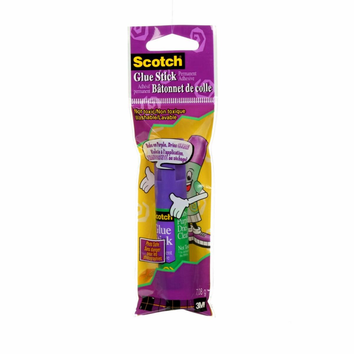 Scotch® Permanent Adhesive Glue Stick 6108c Purple 7 G 3m Canada