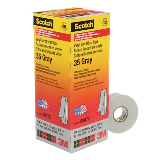 PVC 7mil Protak Color Electrical Tape 3//4 width x 60 length Black 1 Roll