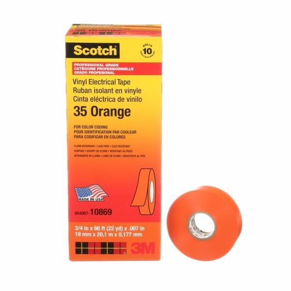 Scotch Vinyl Color Coding Electrical Tape 35