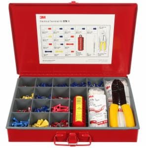 3M™ Scotchlok STK-1 Durable Metal Terminal Kit, Red, terminals are rohs 2011/65/eu compliant, 1/Caseimage