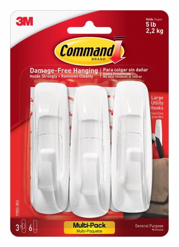 Command Large Utility Hook Value Pack 17003-3ES