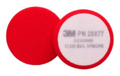 3M™ Finesse-it™ Buffing Pad Red Foam, Flat Face, 3-1/2 "