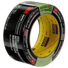 3M Automotive Masking Tape, 233+, 03435C, green, 1.88in x 104ft