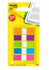 Post-it® Index 5 x 20 (neon orange, lila, lime grön, blå, rosa) 11,9 mm x 43,2 mm